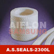 Pure PTFE packing with silicone oil